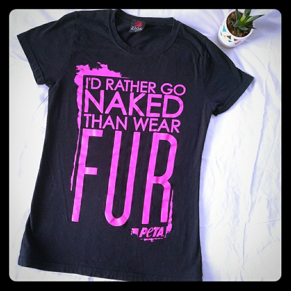 PETA "I'd rather go naked"